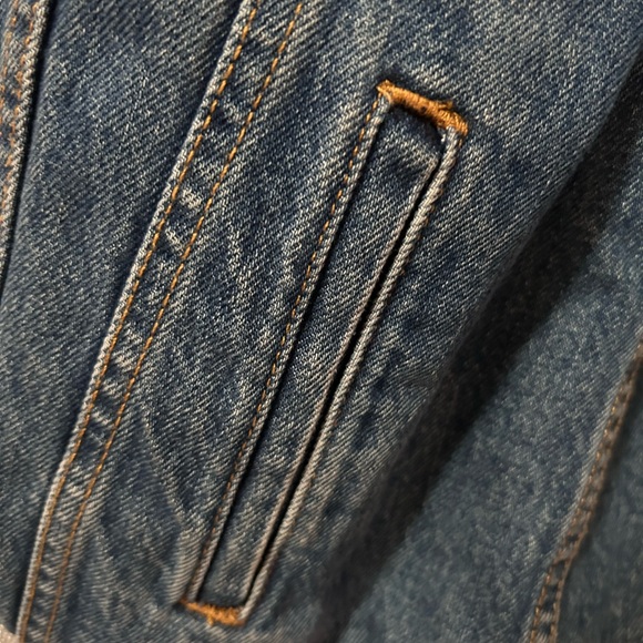 LEVI’S reversible denim / red jacket - Picture 3 of 6